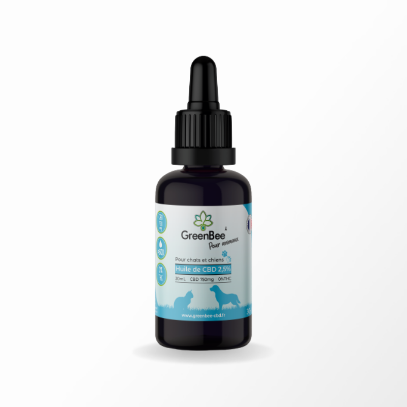 Huile animale CBD 2,5 % 10ml - 30ml