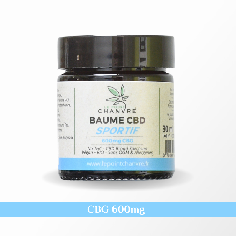 Baume Sport CBD Le Point Chanvre 600 mg - 30 ml
