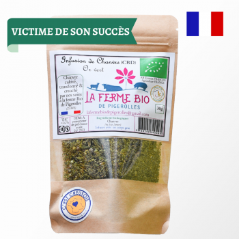 Infusion au chanvre Or vert bio - 30g