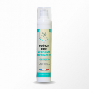 Crème Apaisante et Réparatrice 1000 mg CBD - 50 ml