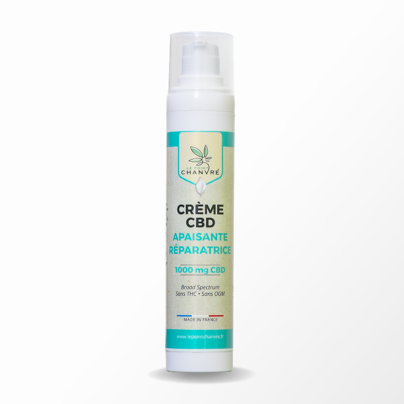 Crème Apaisante et Réparatrice 1000 mg CBD - 50 ml