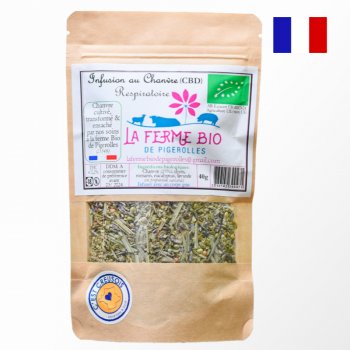 Infusion au chanvre Respiratoire bio - 40g