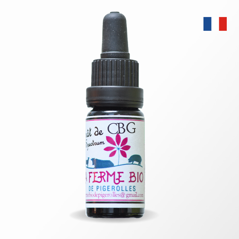 Macérât Huile de CBG BIO (Full spectrum) 2 à 6% 10 ml